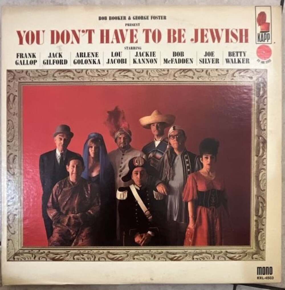 Bob Booker & George Foster Present: You Don't Have To Be Jewish Vintage Vinyl LP